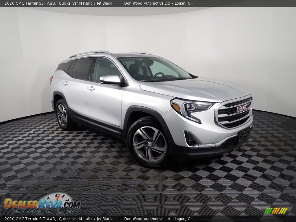 2020 GMC Terrain SLT AWD Quicksilver Metallic / Jet Black Photo #3