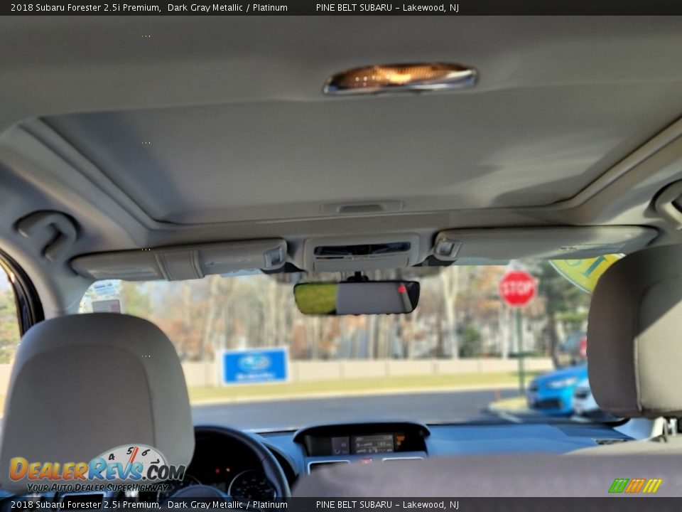 2018 Subaru Forester 2.5i Premium Dark Gray Metallic / Platinum Photo #12