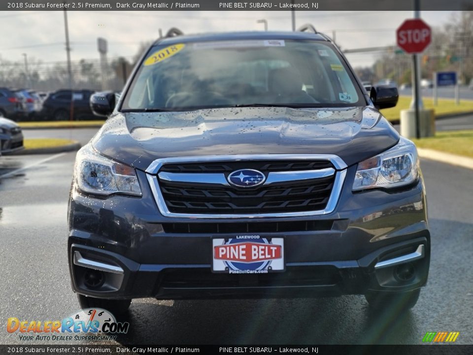 2018 Subaru Forester 2.5i Premium Dark Gray Metallic / Platinum Photo #13