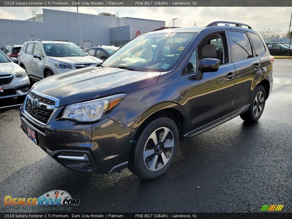 2018 Subaru Forester 2.5i Premium Dark Gray Metallic / Platinum Photo #15