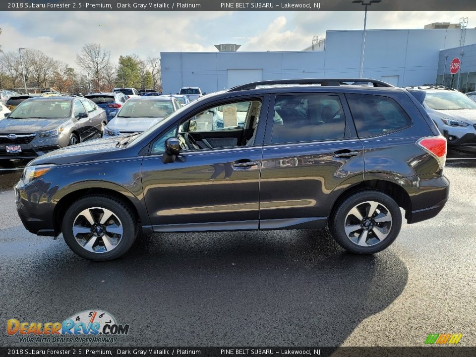 2018 Subaru Forester 2.5i Premium Dark Gray Metallic / Platinum Photo #16