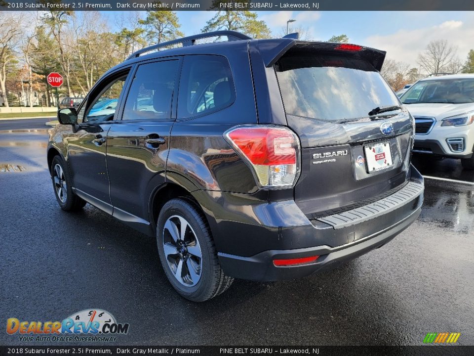 2018 Subaru Forester 2.5i Premium Dark Gray Metallic / Platinum Photo #18