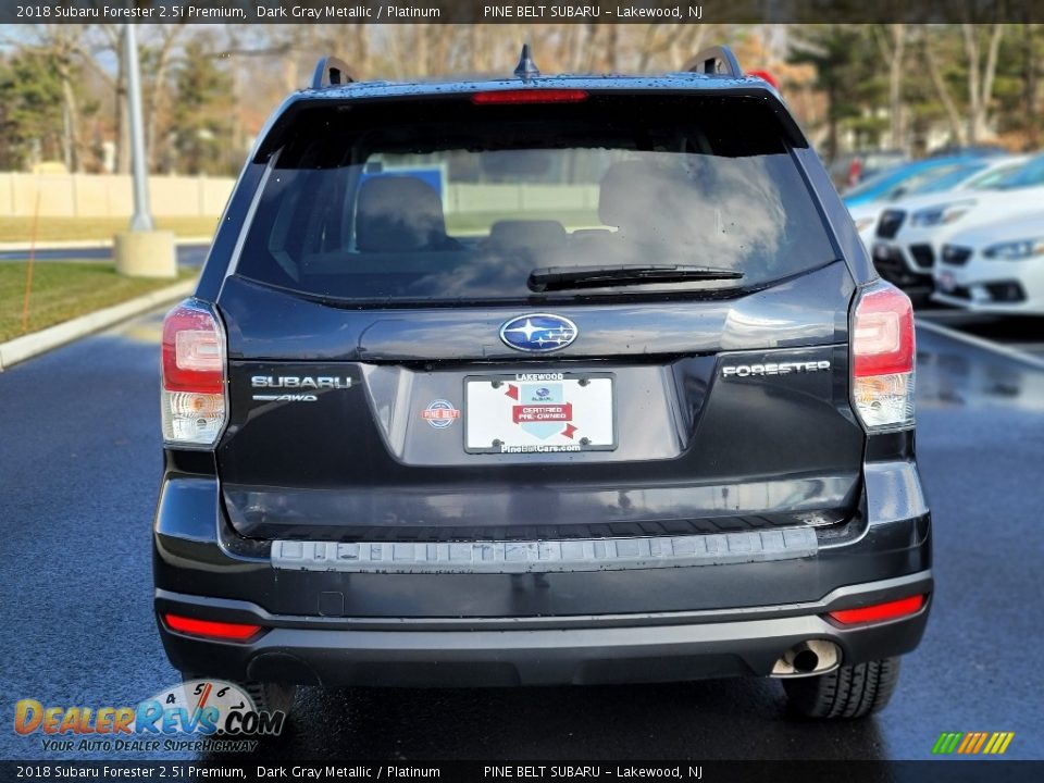 2018 Subaru Forester 2.5i Premium Dark Gray Metallic / Platinum Photo #19