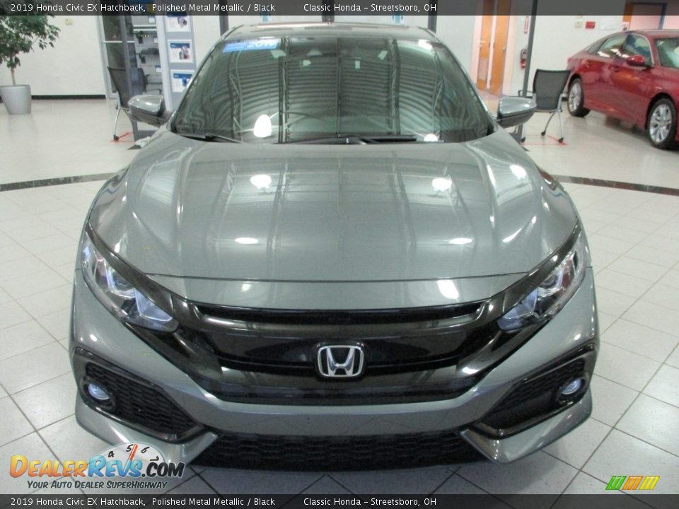 2019 Honda Civic EX Hatchback Polished Metal Metallic / Black Photo #2