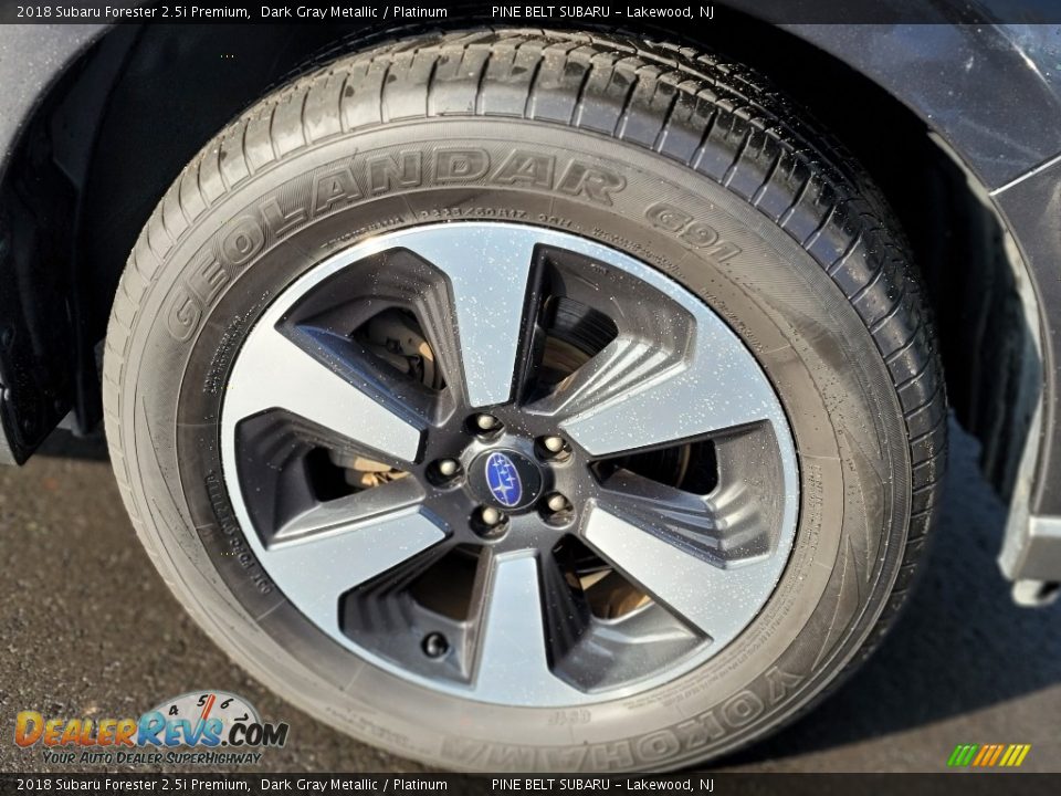 2018 Subaru Forester 2.5i Premium Dark Gray Metallic / Platinum Photo #23