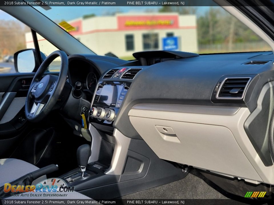 2018 Subaru Forester 2.5i Premium Dark Gray Metallic / Platinum Photo #24