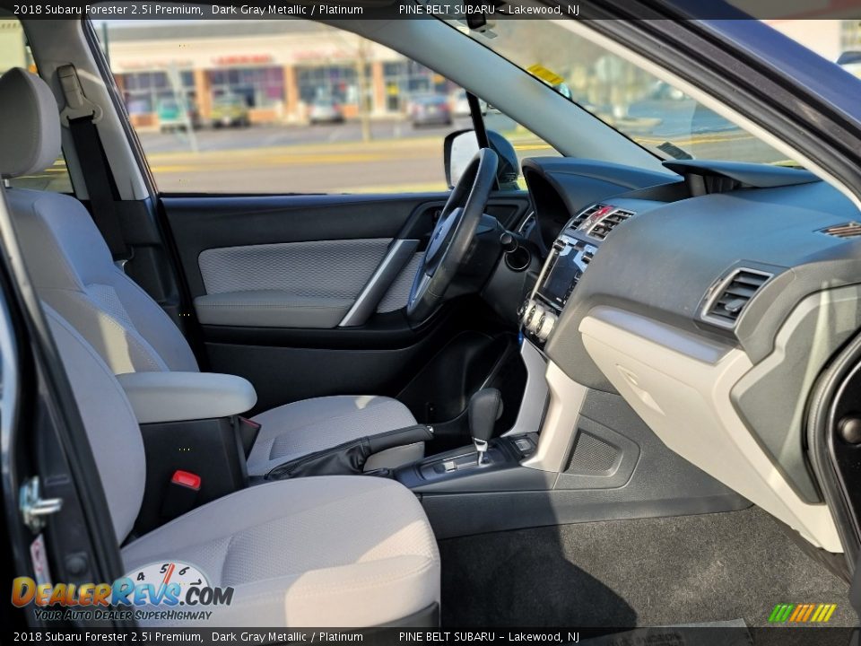 2018 Subaru Forester 2.5i Premium Dark Gray Metallic / Platinum Photo #25