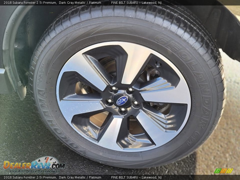 2018 Subaru Forester 2.5i Premium Dark Gray Metallic / Platinum Photo #30