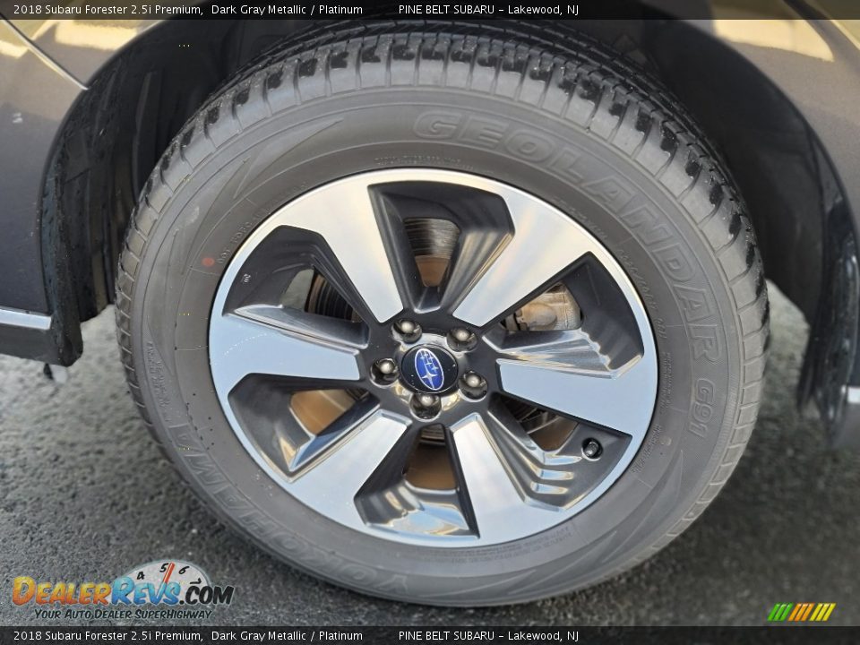 2018 Subaru Forester 2.5i Premium Dark Gray Metallic / Platinum Photo #33