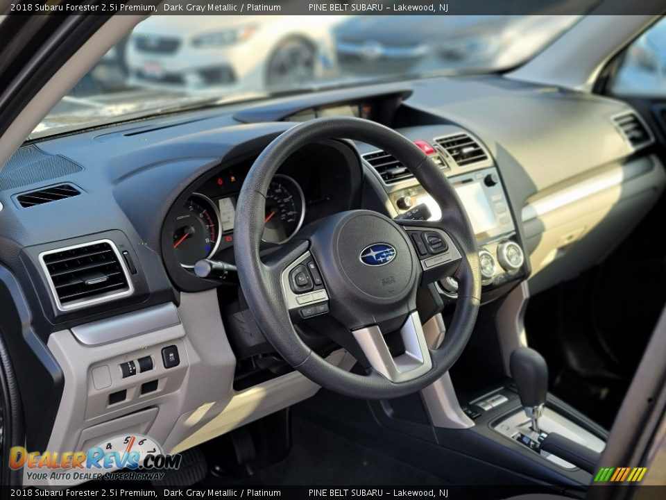 2018 Subaru Forester 2.5i Premium Dark Gray Metallic / Platinum Photo #34