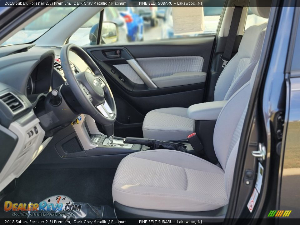2018 Subaru Forester 2.5i Premium Dark Gray Metallic / Platinum Photo #36