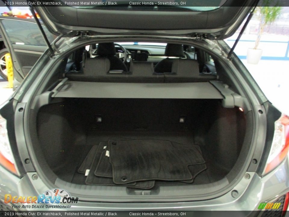 2019 Honda Civic EX Hatchback Polished Metal Metallic / Black Photo #21
