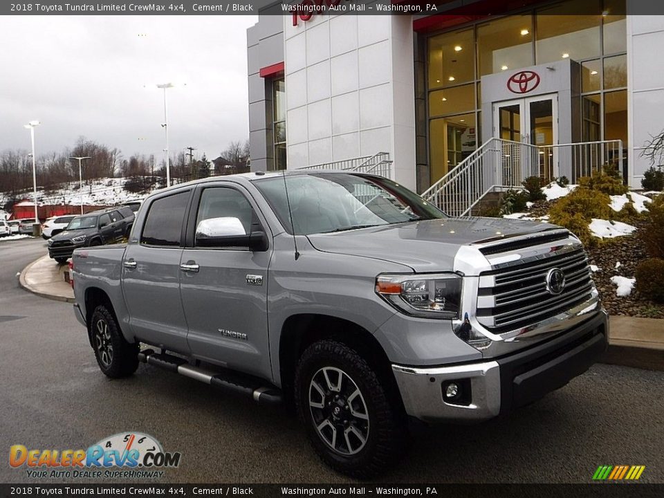 2018 Toyota Tundra Limited CrewMax 4x4 Cement / Black Photo #1