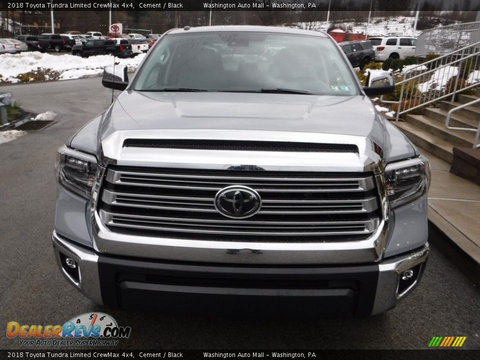 2018 Toyota Tundra Limited CrewMax 4x4 Cement / Black Photo #14