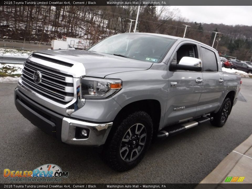 2018 Toyota Tundra Limited CrewMax 4x4 Cement / Black Photo #15