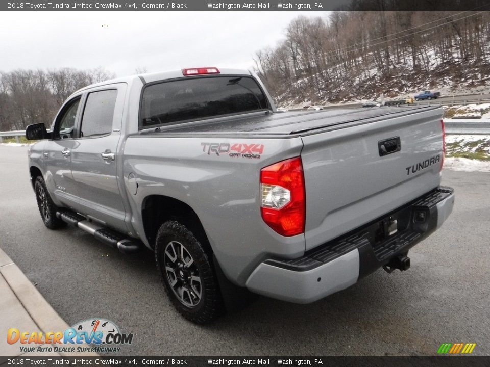 2018 Toyota Tundra Limited CrewMax 4x4 Cement / Black Photo #16