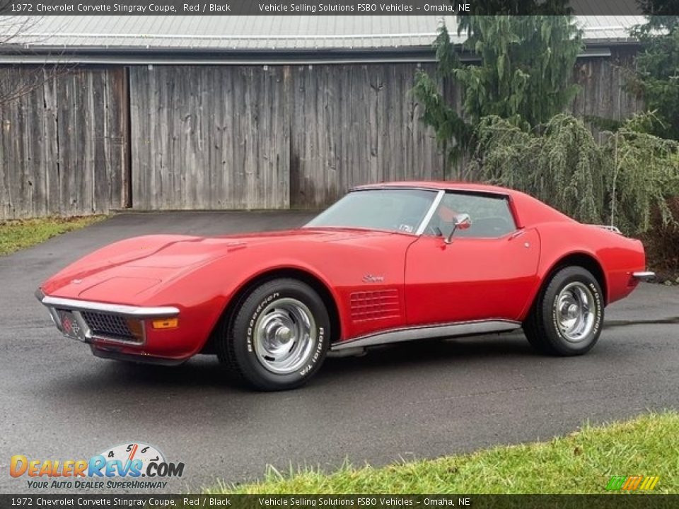 Front 3/4 View of 1972 Chevrolet Corvette Stingray Coupe Photo #1