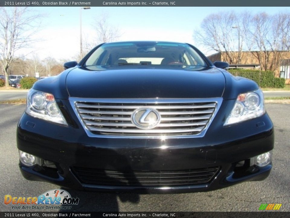 2011 Lexus LS 460 Obsidian Black / Parchment Photo #4