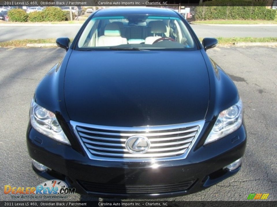 2011 Lexus LS 460 Obsidian Black / Parchment Photo #5