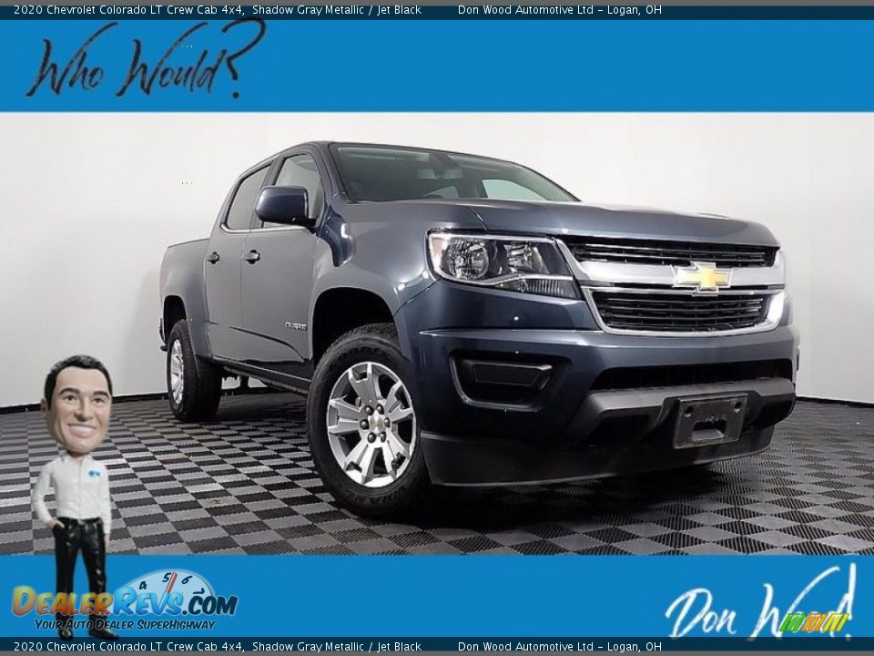 2020 Chevrolet Colorado LT Crew Cab 4x4 Shadow Gray Metallic / Jet Black Photo #1