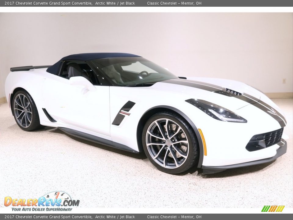 2017 Chevrolet Corvette Grand Sport Convertible Arctic White / Jet Black Photo #2