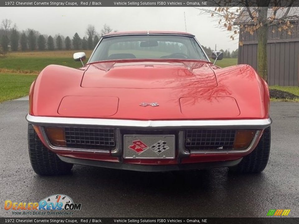 1972 Chevrolet Corvette Stingray Coupe Red / Black Photo #12