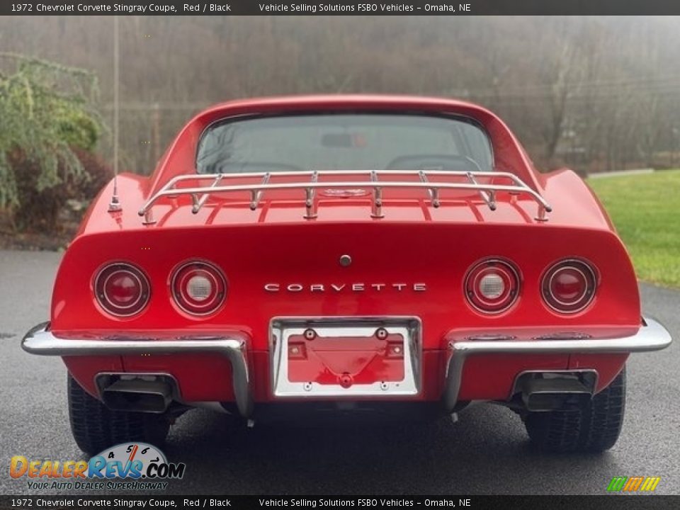 1972 Chevrolet Corvette Stingray Coupe Red / Black Photo #14