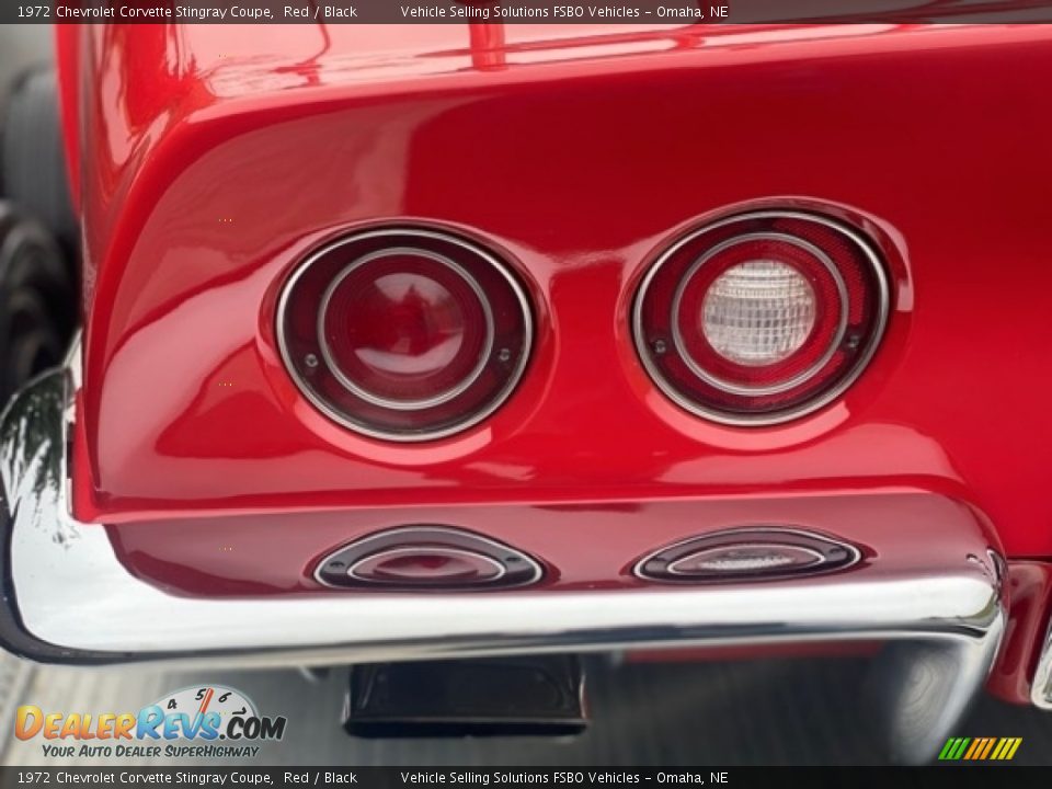 1972 Chevrolet Corvette Stingray Coupe Red / Black Photo #15