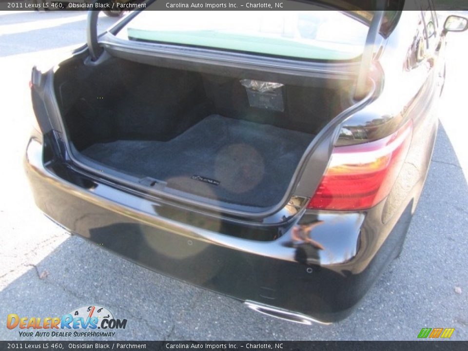 2011 Lexus LS 460 Obsidian Black / Parchment Photo #21