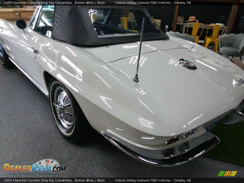 1964 Chevrolet Corvette Sting Ray Convertible Ermine White / Black Photo #4
