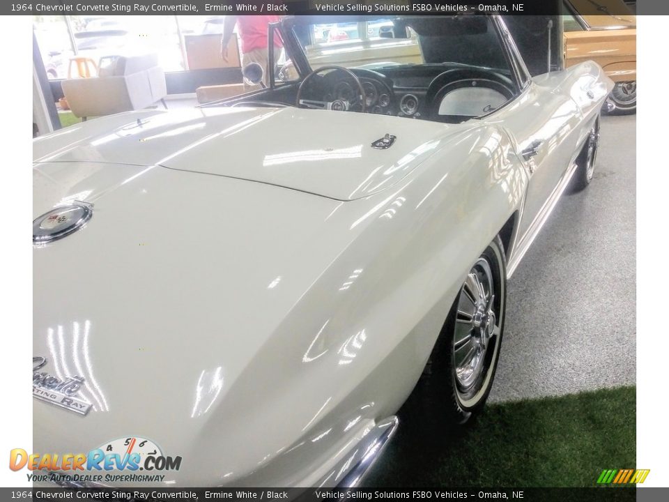 1964 Chevrolet Corvette Sting Ray Convertible Ermine White / Black Photo #14