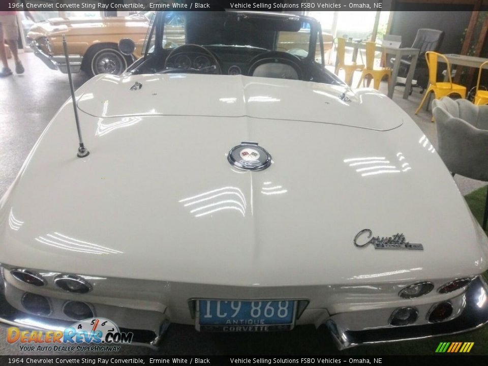 1964 Chevrolet Corvette Sting Ray Convertible Ermine White / Black Photo #16