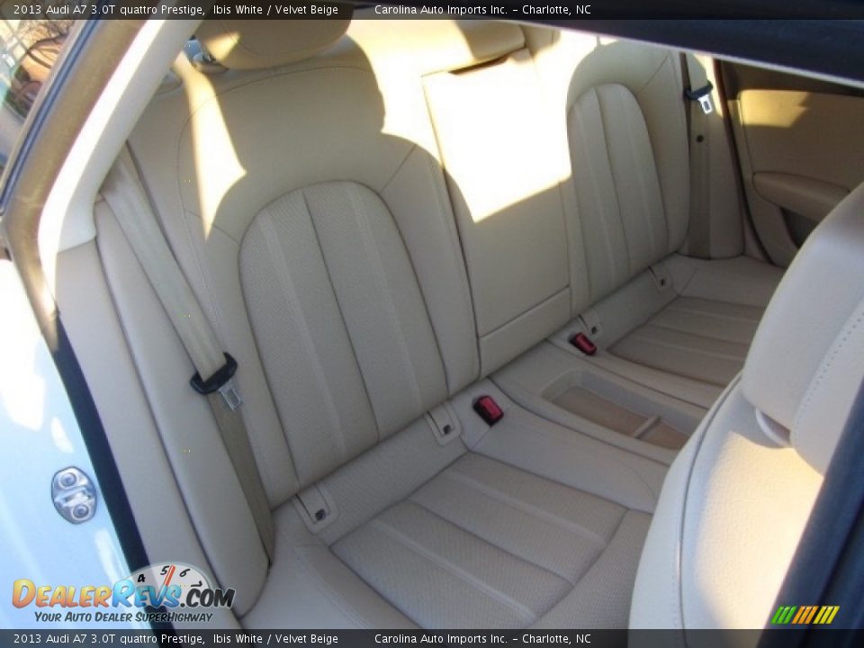 2013 Audi A7 3.0T quattro Prestige Ibis White / Velvet Beige Photo #23