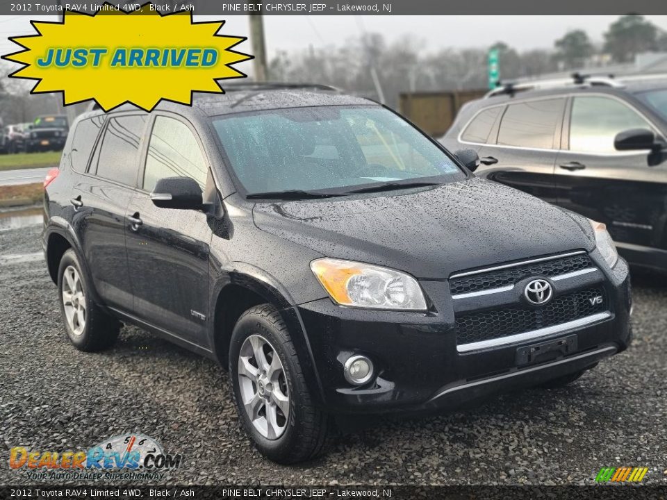 2012 Toyota RAV4 Limited 4WD Black / Ash Photo #1