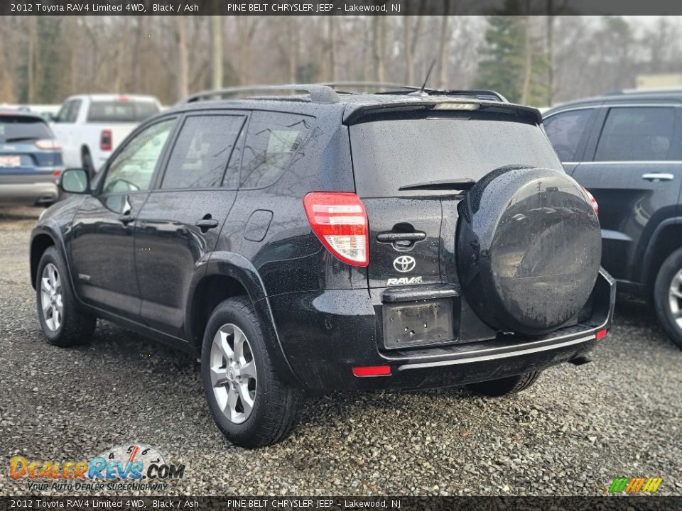 2012 Toyota RAV4 Limited 4WD Black / Ash Photo #5