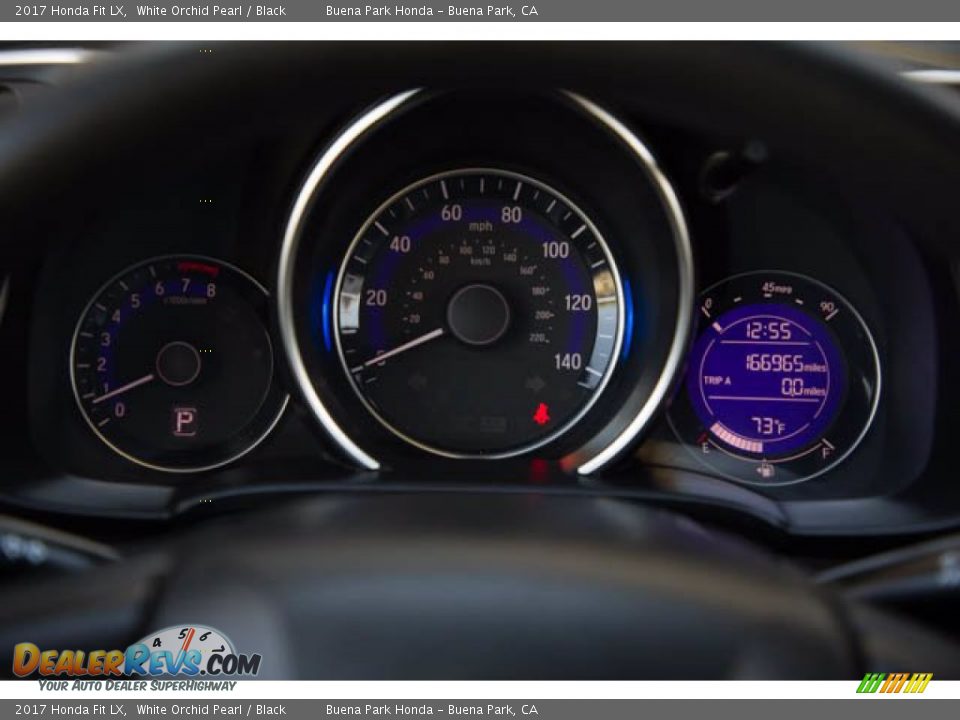 2017 Honda Fit LX White Orchid Pearl / Black Photo #24