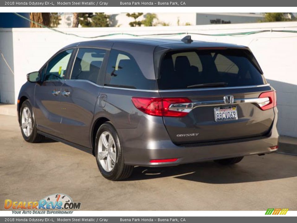 2018 Honda Odyssey EX-L Modern Steel Metallic / Gray Photo #2