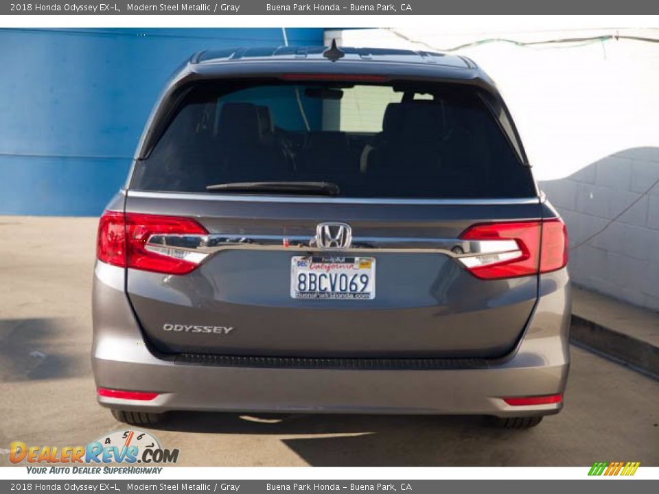 2018 Honda Odyssey EX-L Modern Steel Metallic / Gray Photo #9