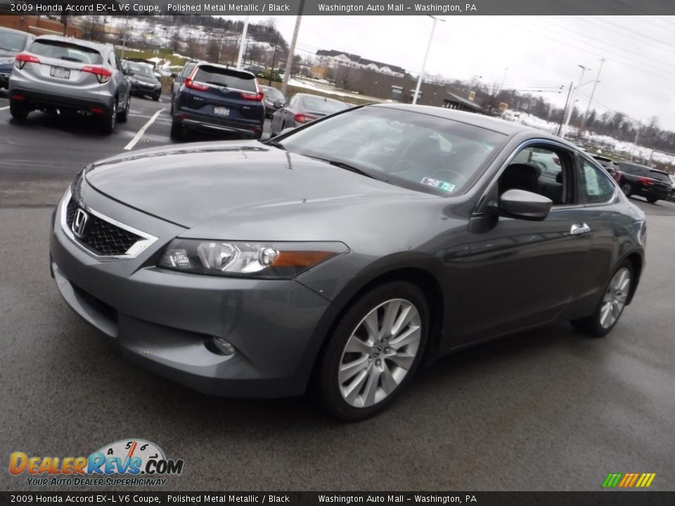 2009 Honda Accord EX-L V6 Coupe Polished Metal Metallic / Black Photo #6