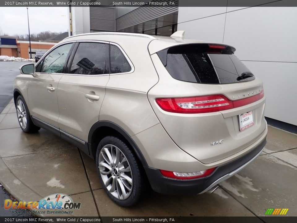 2017 Lincoln MKC Reserve White Gold / Cappuccino Photo #3