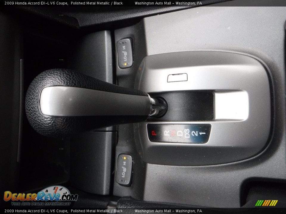 2009 Honda Accord EX-L V6 Coupe Polished Metal Metallic / Black Photo #16