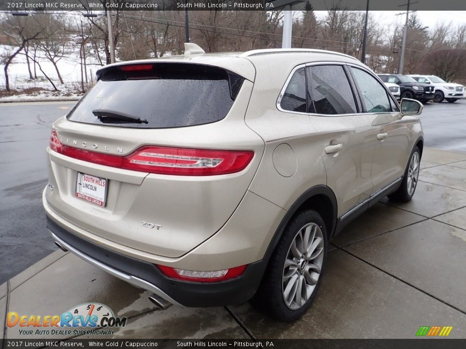 2017 Lincoln MKC Reserve White Gold / Cappuccino Photo #6