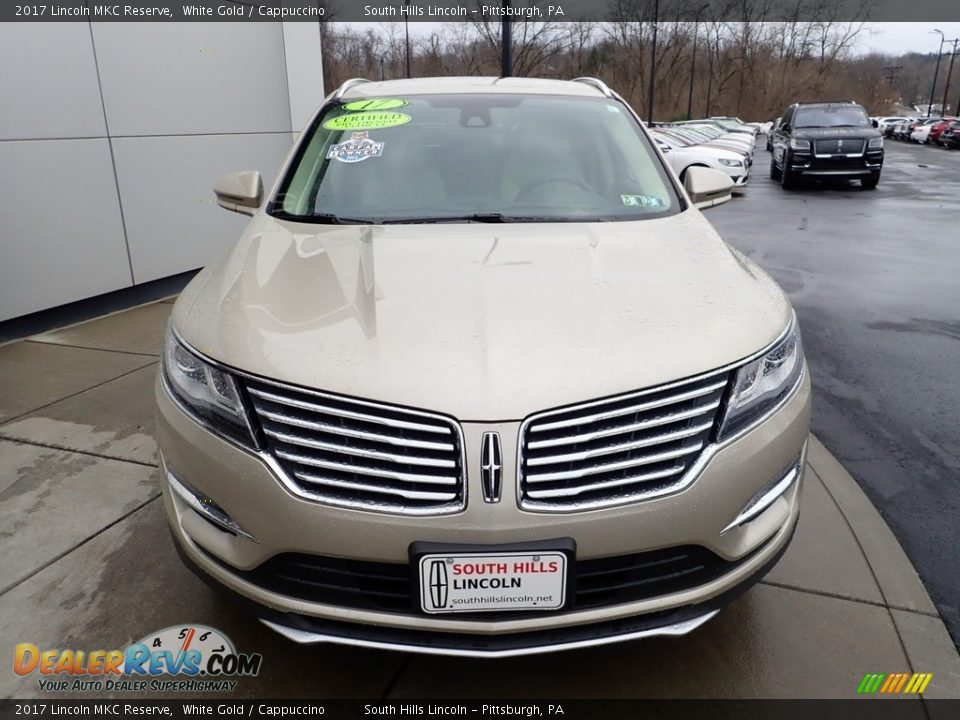 2017 Lincoln MKC Reserve White Gold / Cappuccino Photo #9