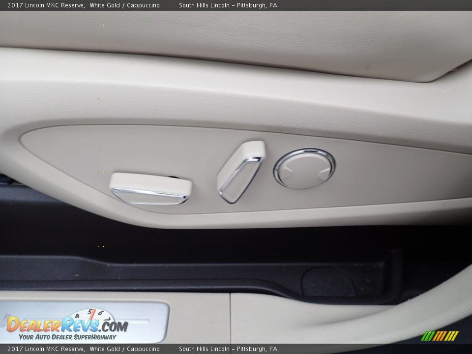 2017 Lincoln MKC Reserve White Gold / Cappuccino Photo #19