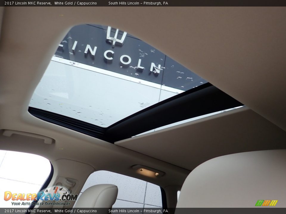 2017 Lincoln MKC Reserve White Gold / Cappuccino Photo #20