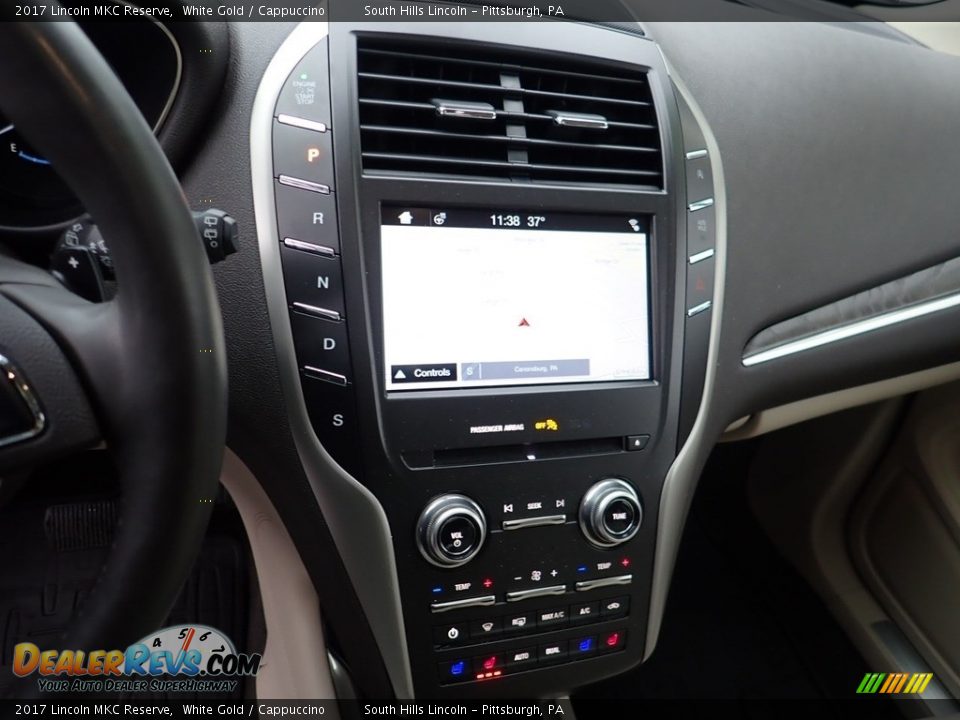 2017 Lincoln MKC Reserve White Gold / Cappuccino Photo #22