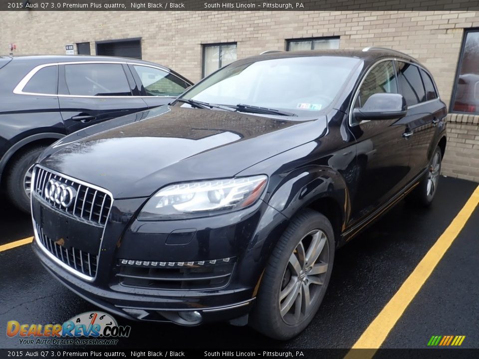 2015 Audi Q7 3.0 Premium Plus quattro Night Black / Black Photo #1