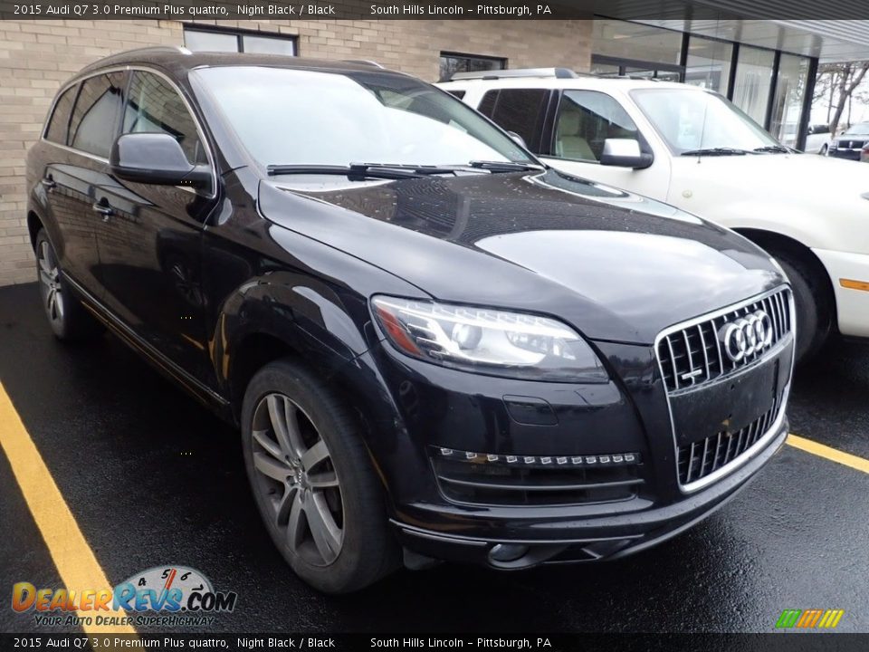 2015 Audi Q7 3.0 Premium Plus quattro Night Black / Black Photo #4