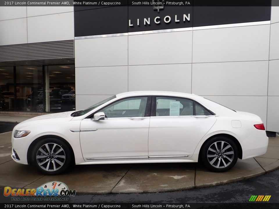 White Platinum 2017 Lincoln Continental Premier AWD Photo #2