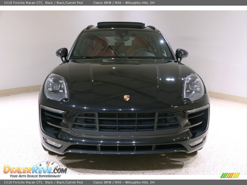 2018 Porsche Macan GTS Black / Black/Garnet Red Photo #2